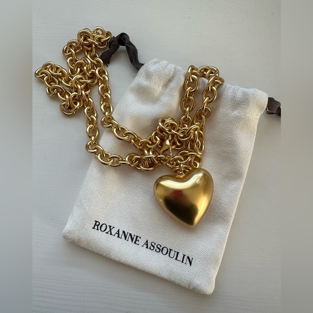 Roxanne Assoulin Heart & Soul Gold Tone Necklace